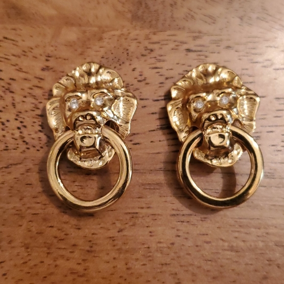 Kenneth Jay Lane Jewelry - ✨🔥Signed🔥 KJL Door Knocker Earring